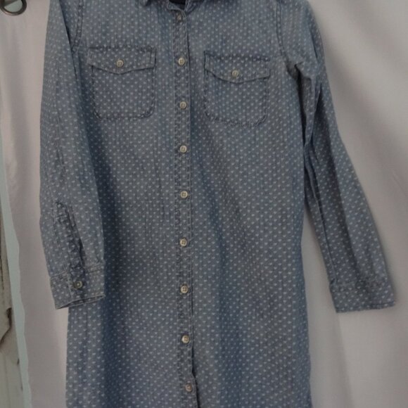 girl's GAP shirt dress with heart pattern size XXL - Picture 2 of 7